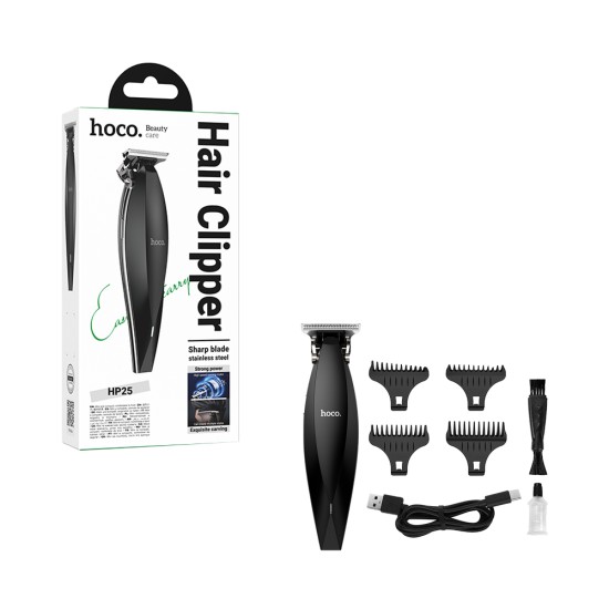 Aparador de cabelo Hoco HP25 Preto